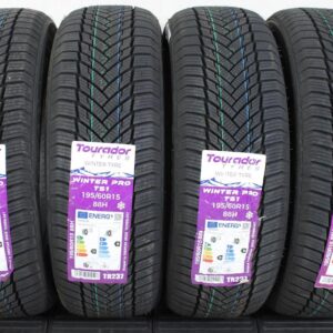 4x 195/60R15 88H TOURADOR WINTER PRO TS1 WINTERREIFEN #1HFK