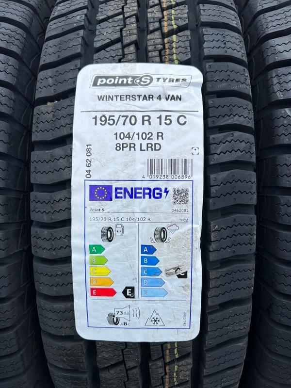 4x 195/70R15C 104/102R POINT S WINTERREIFEN NEU 2022 #11RT – Bild 4