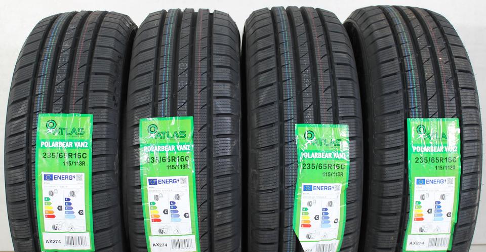 4x 235/65R16C 115/113R ATLAS POLARBEAR VAN2 WINTERREIFEN #1J4O – Bild 2