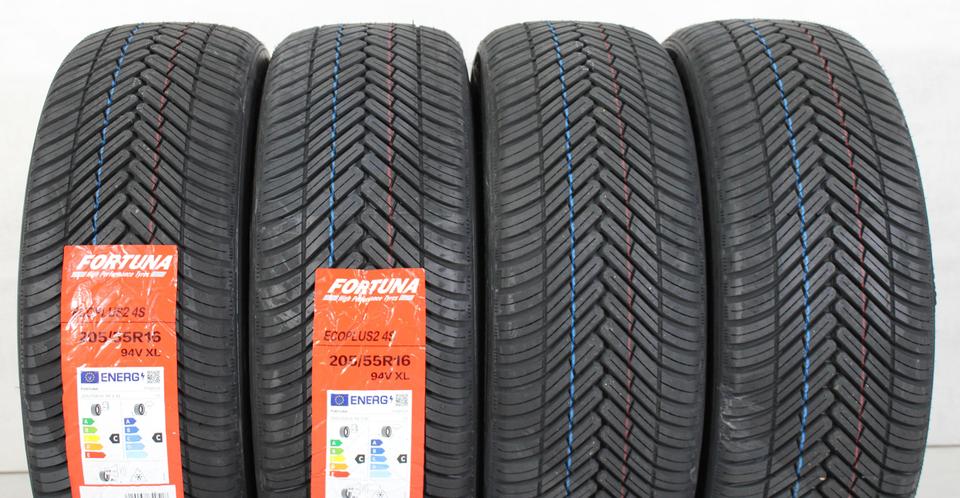 4x 205/55R16 94V FORTUNA ECOPLUS2 4S GANZJAHRESREIFEN XL #1G7D – Bild 2