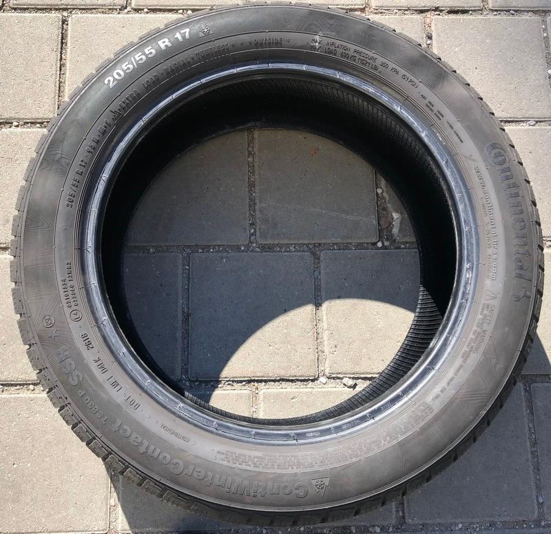 1x 205/55R17 95H CONTINENTAL WINTER CONTACT TS830P RUNFLAT #1196 – Bild 2
