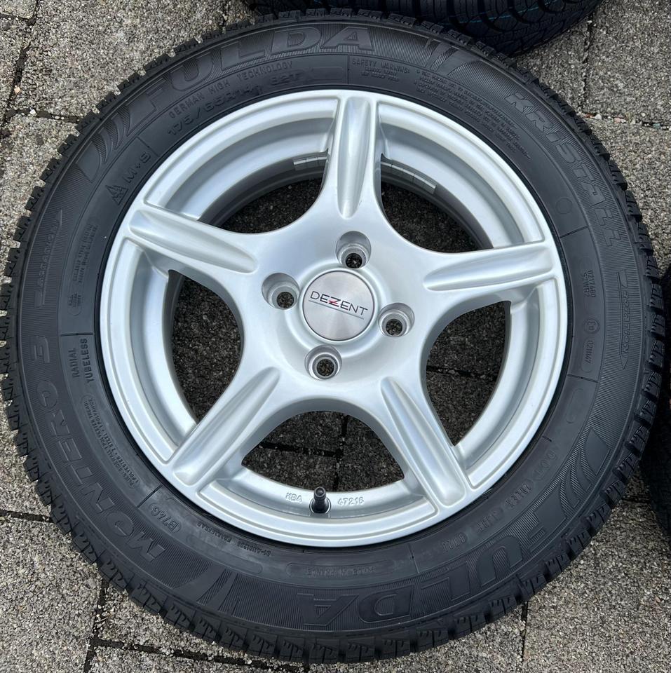 ALU 14" WINTERRÄDER VW UP! SEAT MII SKODA CITIGO 175/65R14 #24LR – Bild 3