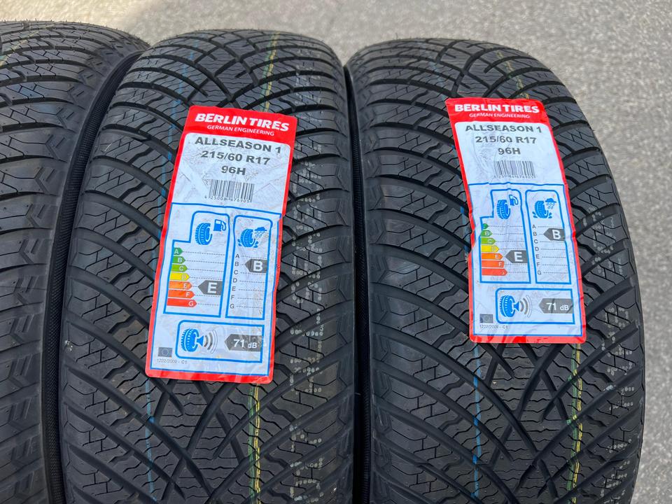 4x 215/60R17 96H BERLIN TIRES ALL SEASON 1 GANZJAHRESREIFEN #19JN – Bild 3