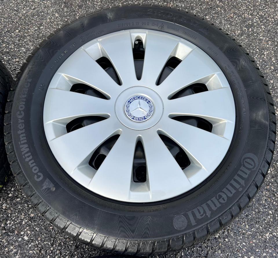 ORIGINAL 17" WINTERRÄDER MERCEDES GLA KLASSE X156 215/60R17 #1DQL – Bild 3