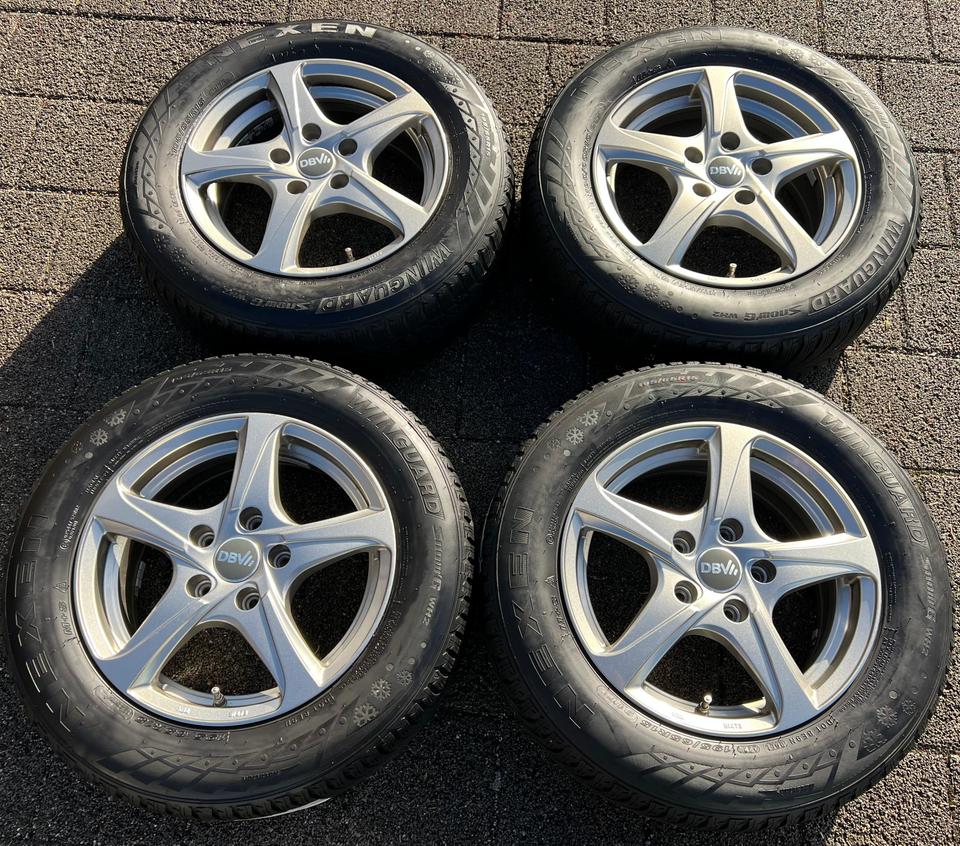 ALU WINTERRÄDER VW GOLF TOURAN CADDY SEAT LEON ALTEA SKODA #247Z – Bild 2