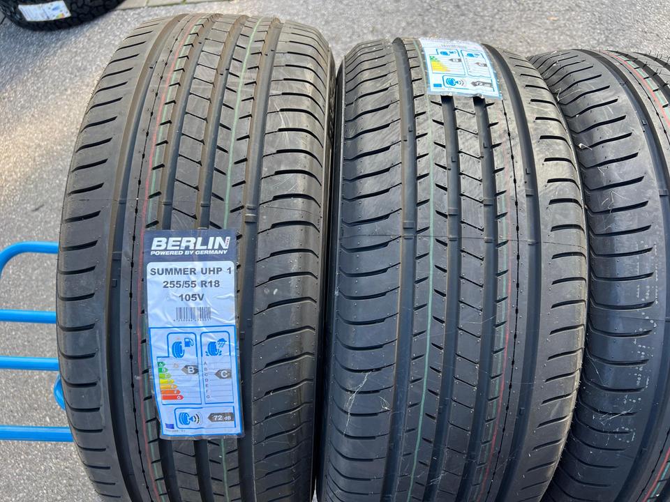 4x 255/55R18 105V BERLIN TIRES SUMMER UHP1 SOMMERREIFEN #19KC – Bild 2