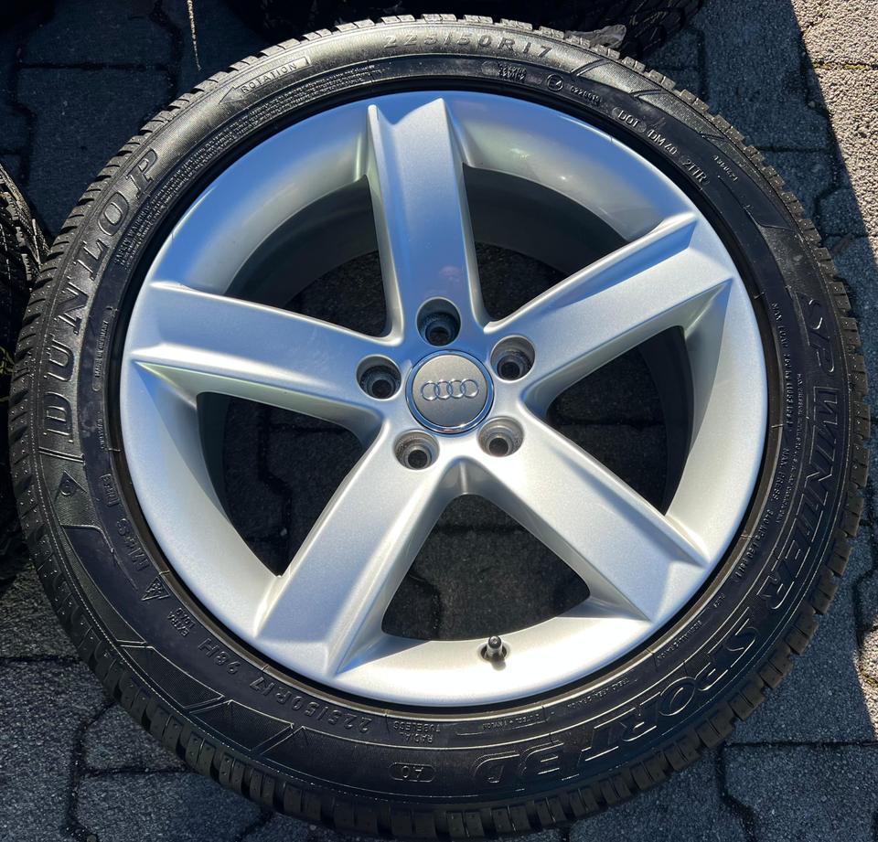 4 ALU WINTERRÄDER AUDI A5 S5 8T B8 225/50R17 98H 8T0071497 #24ZR – Bild 5