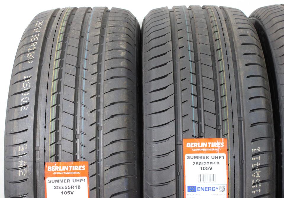 4x 255/55R18 105V BERLIN TIRES SUMMER UHP1 SOMMERREIFEN #1XJO – Bild 3