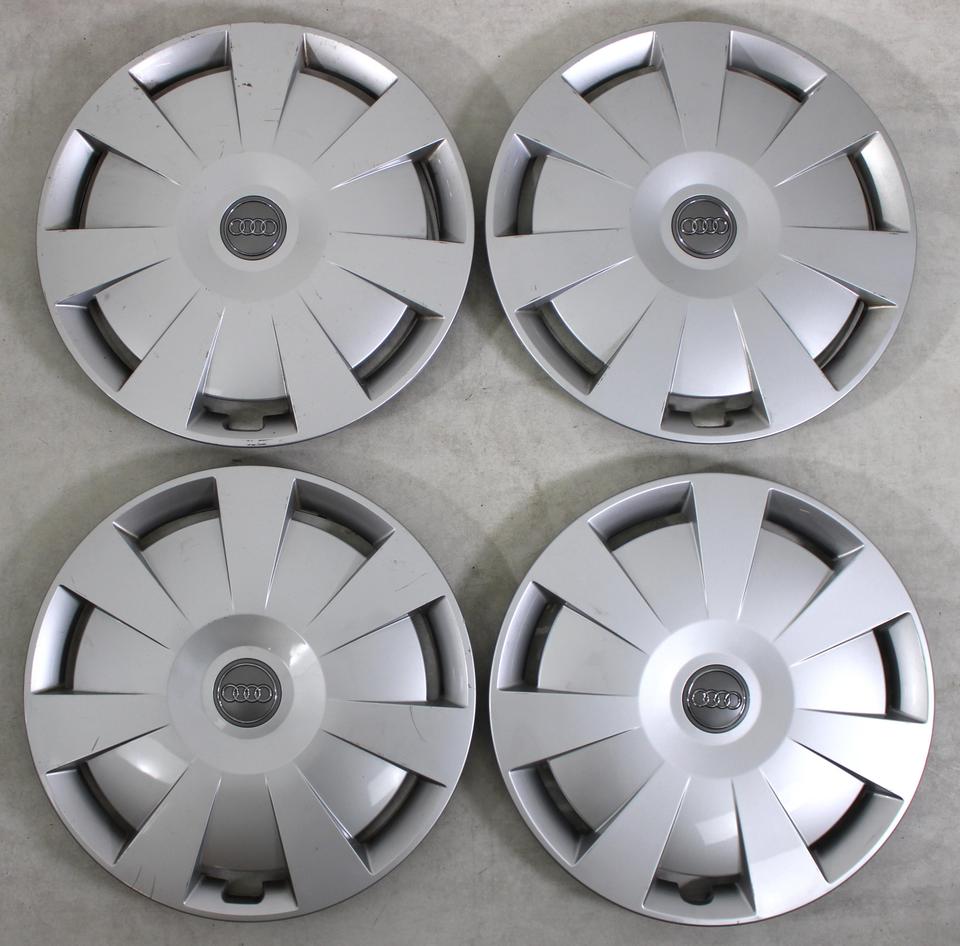 4 ORIGINAL 16" RADKAPPEN AUDI A3 8P 8V A4 8E 8K 8V0601147C #1M2Z