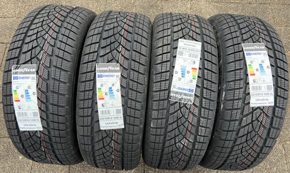 4x 235/55R18 104H GOODYEAR WINTERREIFEN 2023 NEU FREIHAUS #1Q7E