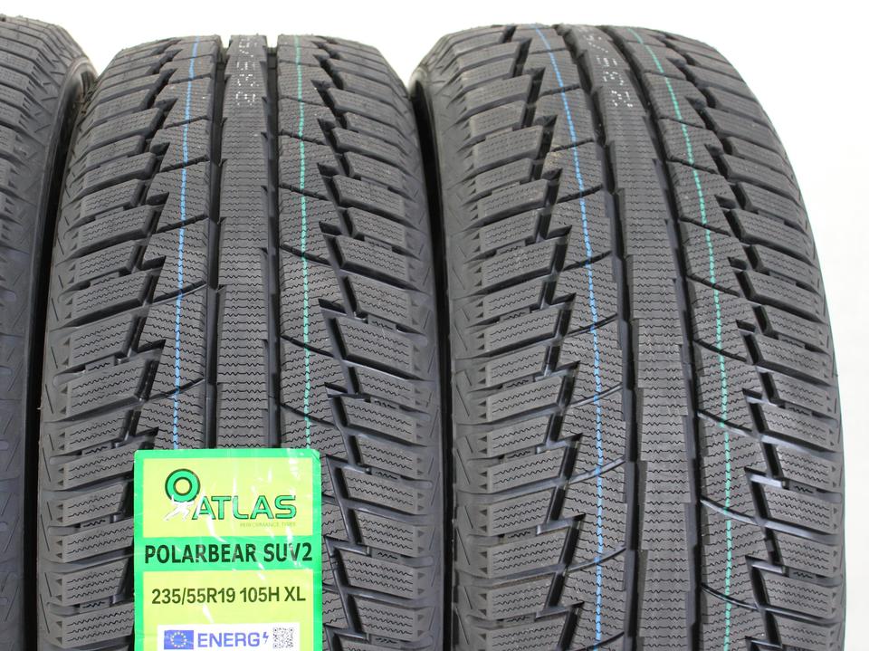 4x 235/55R19 105H ATLAS POLARBEAR SUV2 WINTERREIFEN XL #1PUE – Bild 4