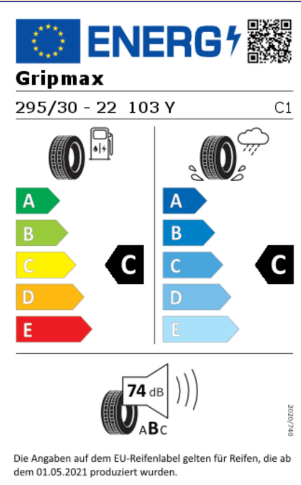2 X 295/30R22 103Y XL GRIPMAX STATURE H/T SOMMERREIFEN NEU – Bild 4