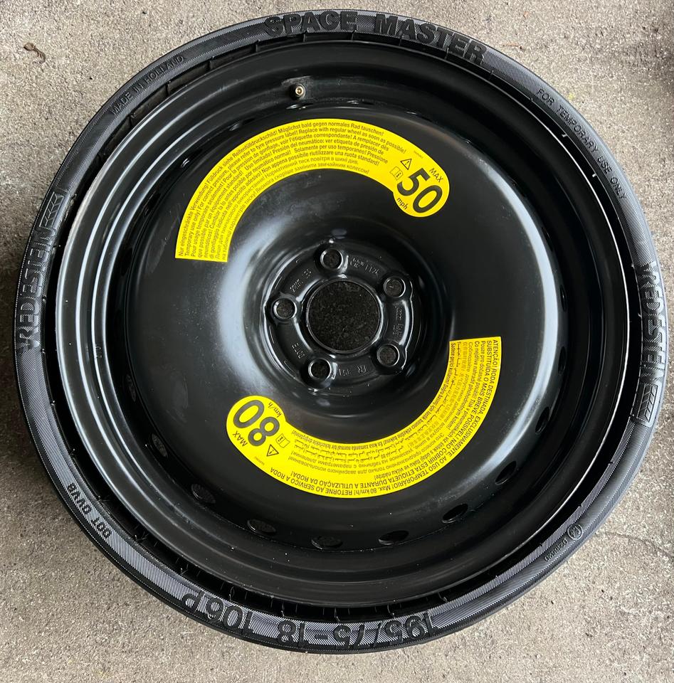 1 X RESERVERAD NOTRAD AUDI Q5 FY 80A601027B 195/75R18 106P #24HJ