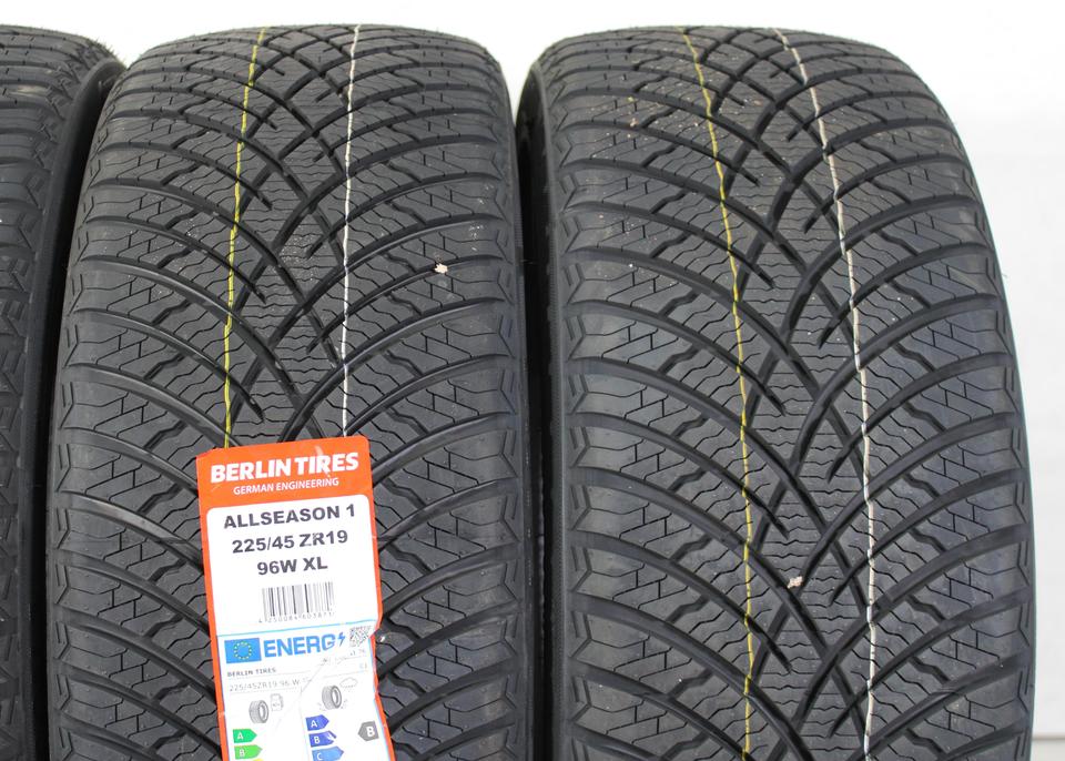 4x 225/45R19 96W BERLIN TIRES GANZJAHRESREIFEN 2024 XL NEU #1QDH – Bild 4
