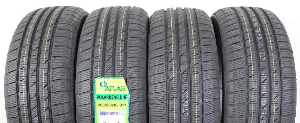 4x 205/55R16 91V ATLAS POLARBEAR UHP WINTERREIFEN 2024 #1QVI – Bild 2