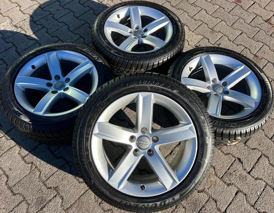 4 ALU WINTERRÄDER AUDI A5 S5 8T B8 225/50R17 98H 8T0071497 #24ZR