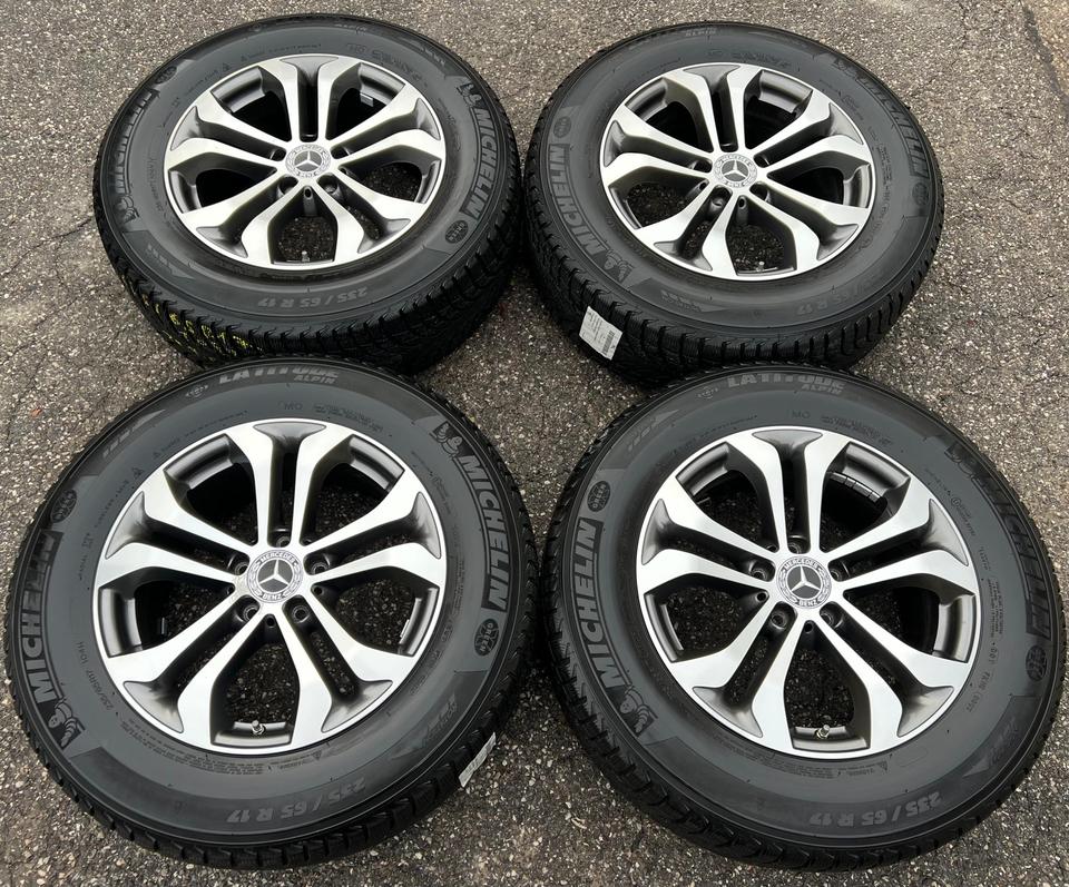 ORIGINAL 17" ALU WINTERRÄDER MERCEDES GLC-KLASSE 204X X253 #108K