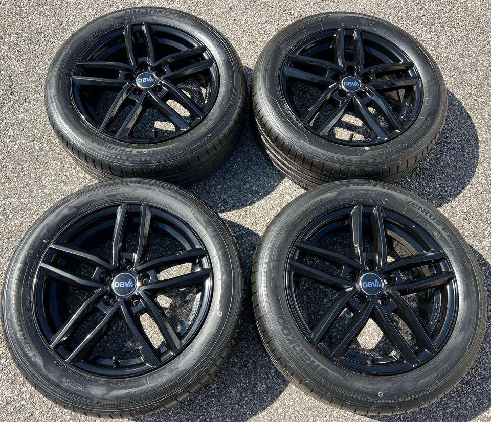 4 ALU 16" SOMMERRÄDER SEAT ARONA KJ VW POLO AW 195/55R16 #1J6Q – Bild 2