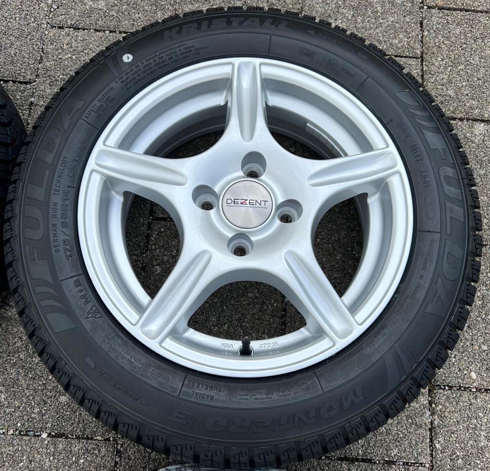 ALU 14" WINTERRÄDER VW UP! SEAT MII SKODA CITIGO 175/65R14 #24LR – Bild 6