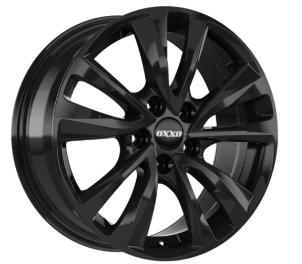 AUDI A3/A4/A6 OXXO OBERON 5 BLACK 7x16 ALUFELGEN NEU
