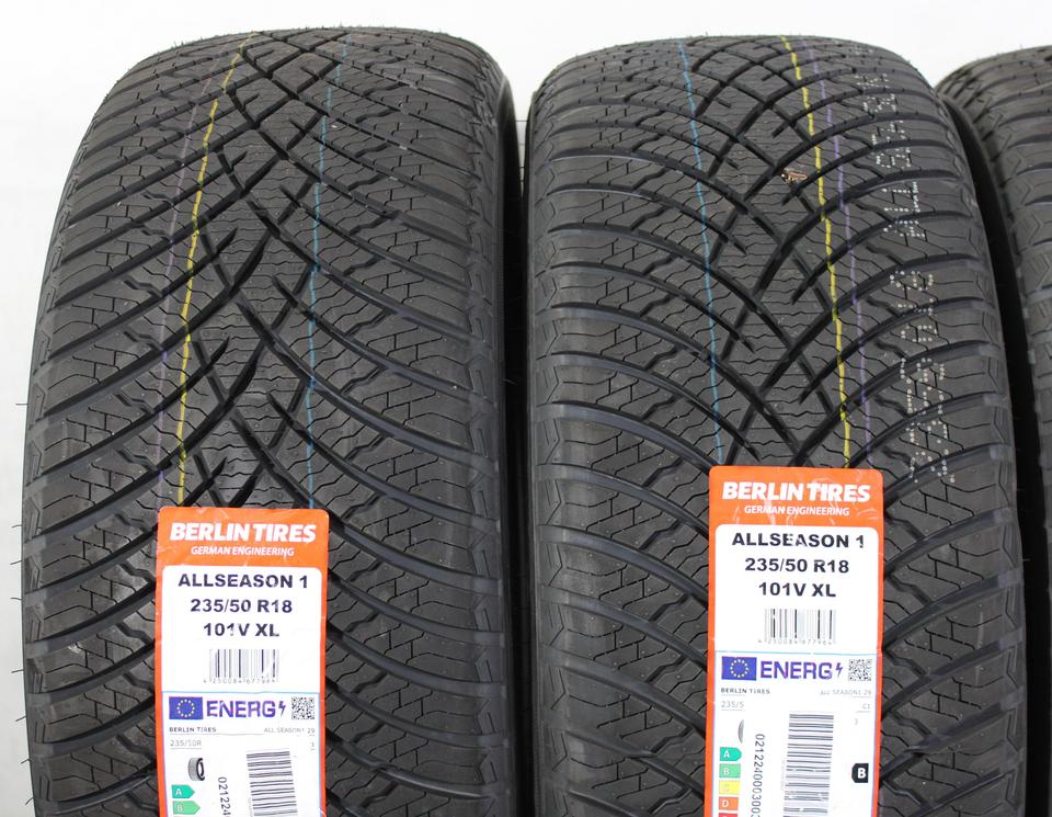 4x 235/50R18 101V BERLIN TIRES GANZJAHRESREIFEN 2024 XL NEU #1S1J – Bild 3