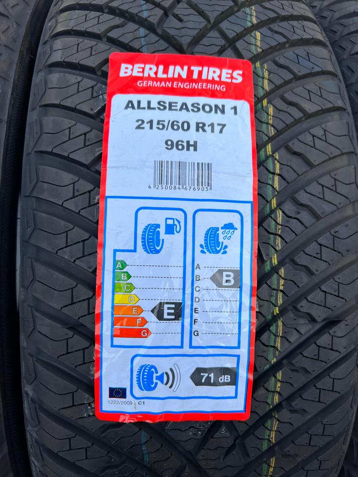 4x 215/60R17 96H BERLIN TIRES ALL SEASON 1 GANZJAHRESREIFEN #19JN – Bild 4