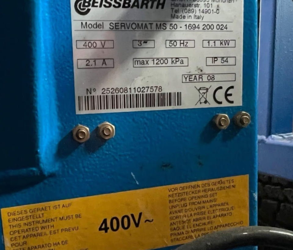 BEISSBARTH SERVOMAT MS50 REIFEN MONTAGE MASCHINE – Bild 3