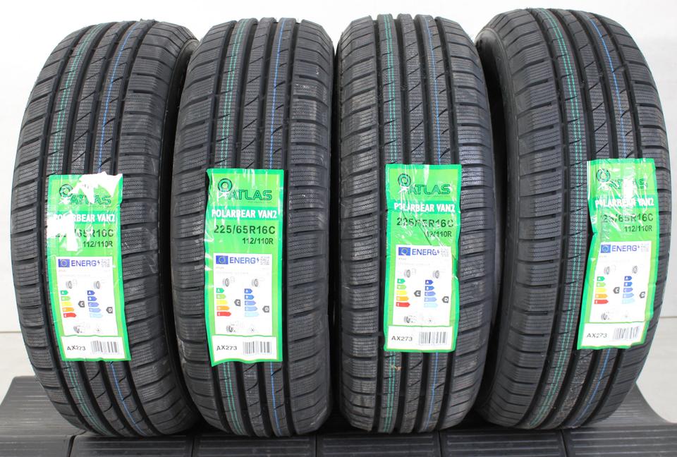 4x 225/65R16C 112/110R ATLAS POLARBEAR VAN2 WINTERREIFEN #1HFL