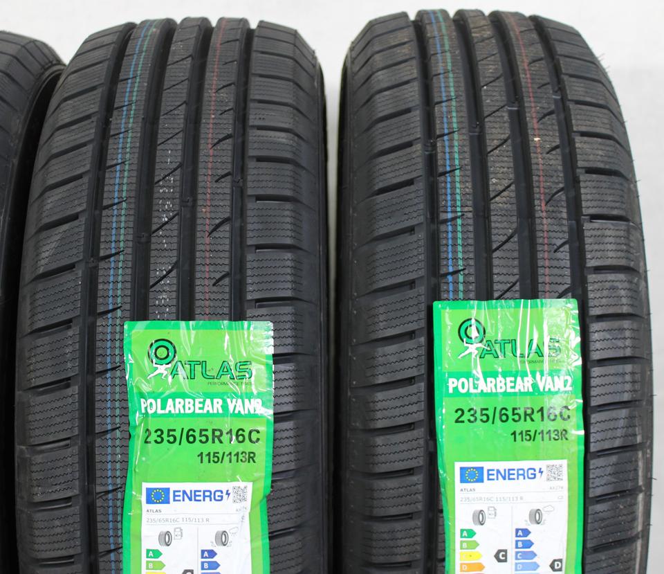 4x 235/65R16C 115/113R ATLAS POLARBEAR VAN2 WINTERREIFEN #1J4O – Bild 4