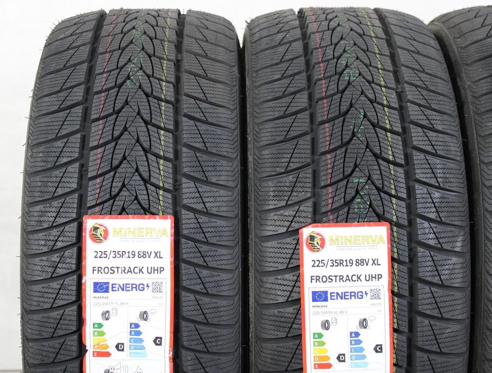 4x 225/35R19 88V MINERVA FROSTRACK UHP WINTERREIFEN XL #1GBL – Bild 3
