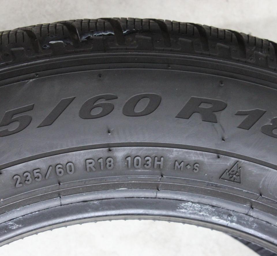 4x 235/60R18 103H PIRELLI SCORPION WINTER MO WINTERREIFEN #24GP – Bild 6