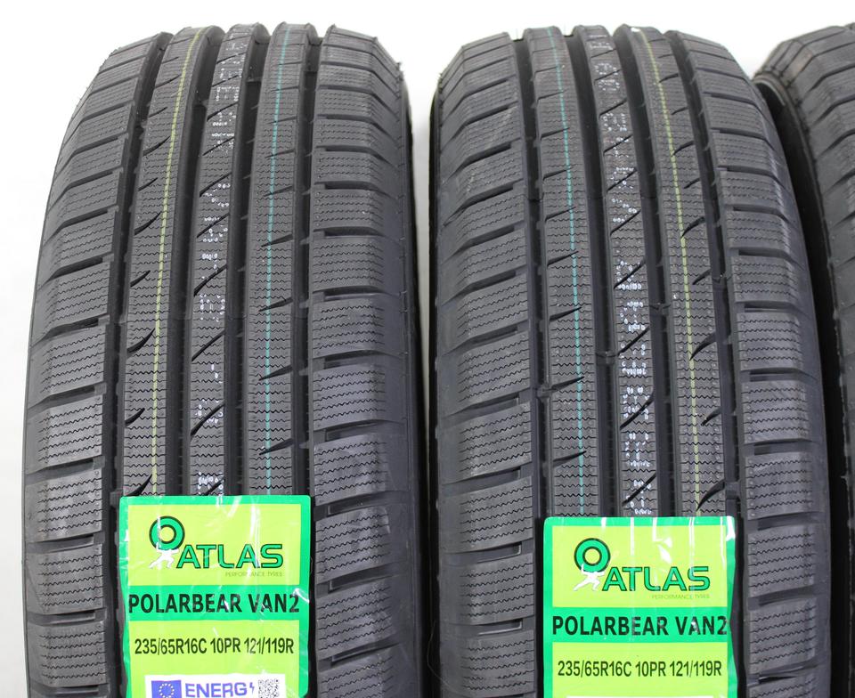 4x 235/65R16C 121/119R ATLAS POLARBEAR VAN WINTERREIFEN NEU #1UFR – Bild 3