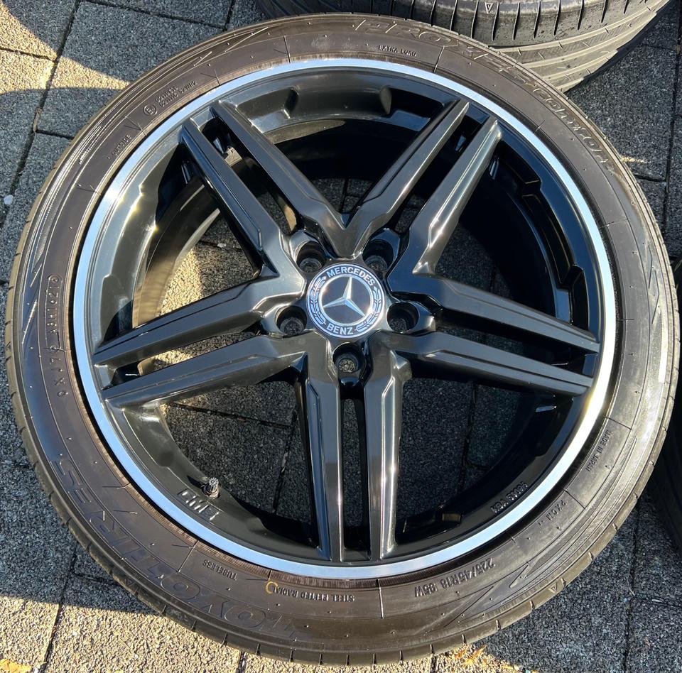 ALU 18" SOMMERRÄDER MERCEDES A-KLASSE B-KLASSE C-KLASSE CLA #1VOK – Bild 6
