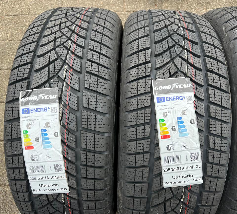 4x 235/55R18 104H GOODYEAR WINTERREIFEN 2023 NEU FREIHAUS #1Q7E – Bild 2
