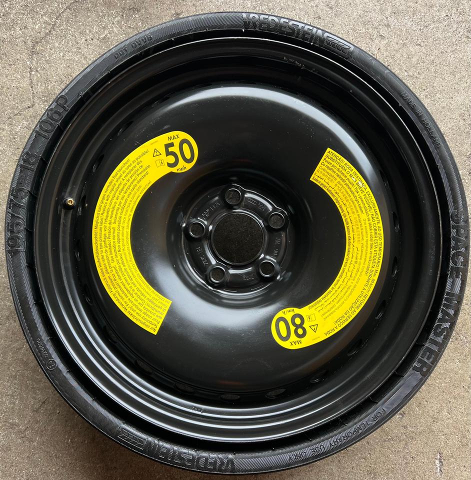 1 X RESERVERAD NOTRAD AUDI Q5 FY 80A601027B 195/75R18 106P #24HH